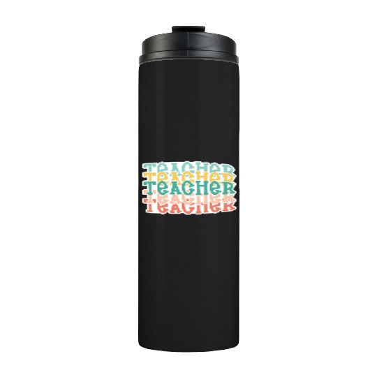 Teacher Stacked Thermal Tumblers
