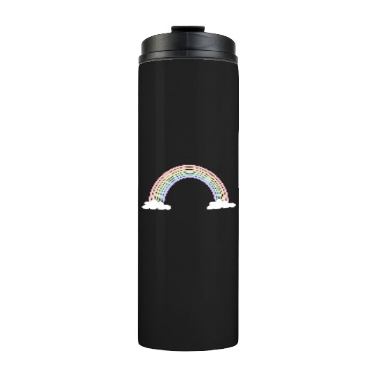 Pastel Rainbow Love Thermal Tumblers