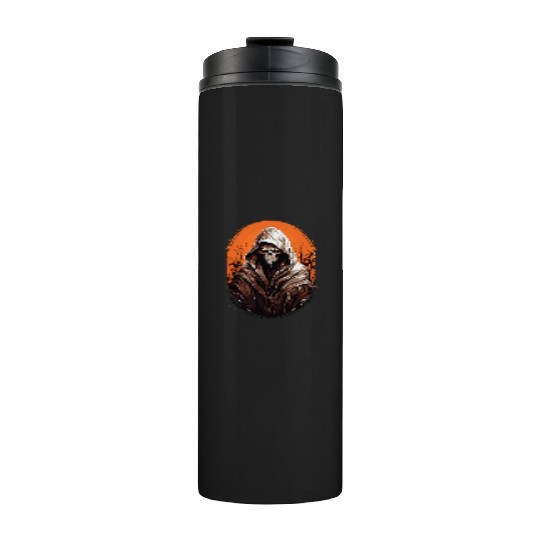 Spooky Halloween Grim Reaper Thermal Tumblers