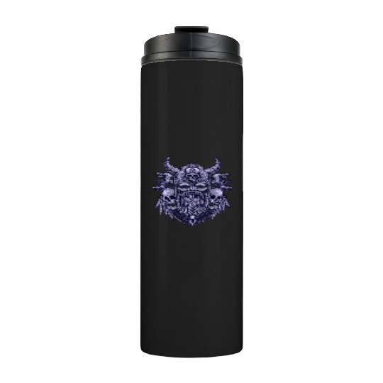 Skull Viking Collage Thermal Tumblers