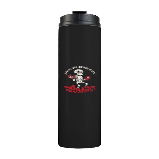 Anti Valentine´s Day Broken Heart Powerlifting Gym Thermal Tumblers
