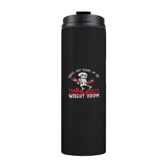 Anti Valentine´s Day Broken Heart Powerlifting Gym Thermal Tumblers
