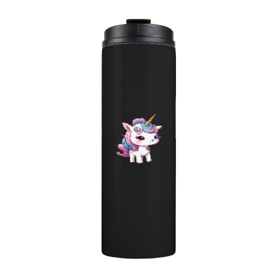 Rainbow unicorn 3 Thermal Tumblers