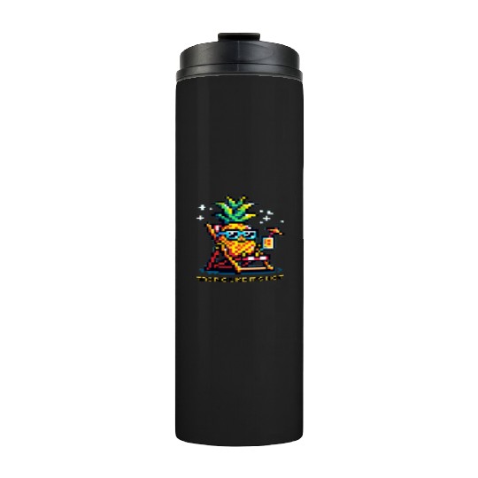 Sunny Pineapple Paradise - Beach Vibes Thermal Tumblers