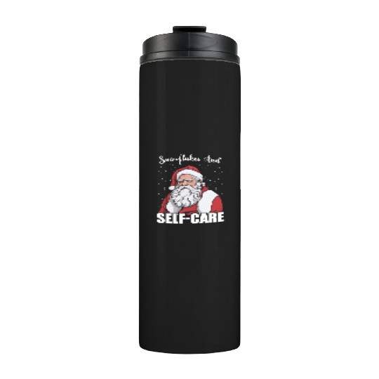 Mental Health Christmas Anti Christmas Holiday Thermal Tumblers