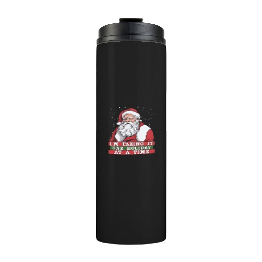 Mental Health Christmas Anti Christmas Holiday Thermal Tumblers