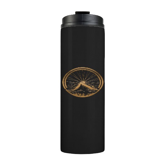 Cycling Design Bicycle Tour Bike Tyre Mountain Thermal Tumblers
