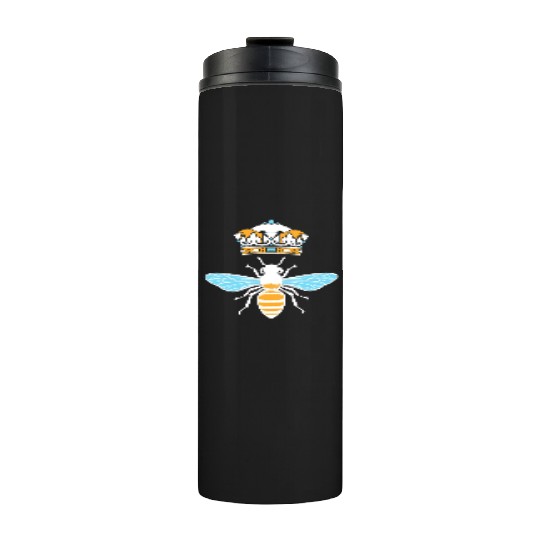 Queen Bee Crown Women Hive Beekeeping Bee Women Thermal Tumblers