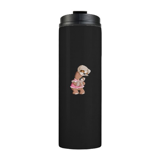 Mummy Sloth and Baby Thermal Tumblers