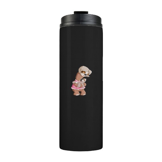 Mummy Sloth and Baby Thermal Tumblers