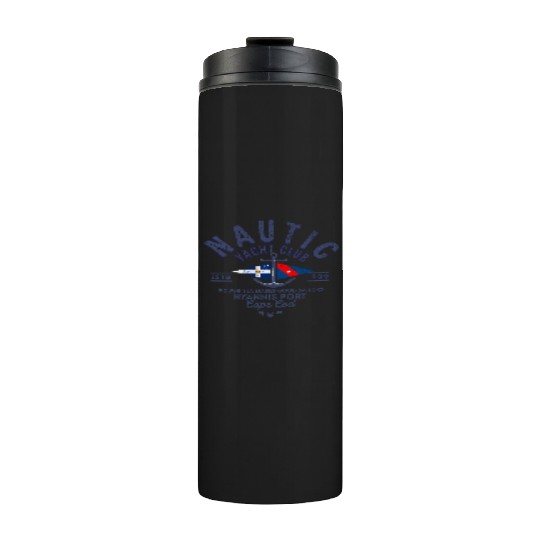 Nautic Yacht Club Emblem Design Thermal Tumblers