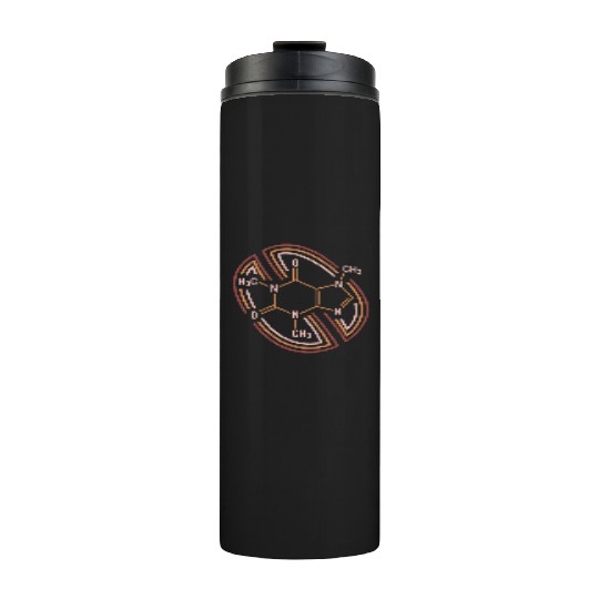 Chemistry Thermal Tumblers, Caffeine Molecule Chemical I