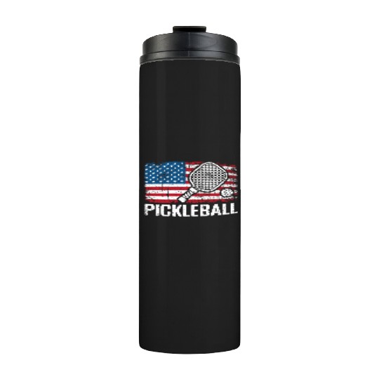 US Flag Pickleball Thermal Tumblers