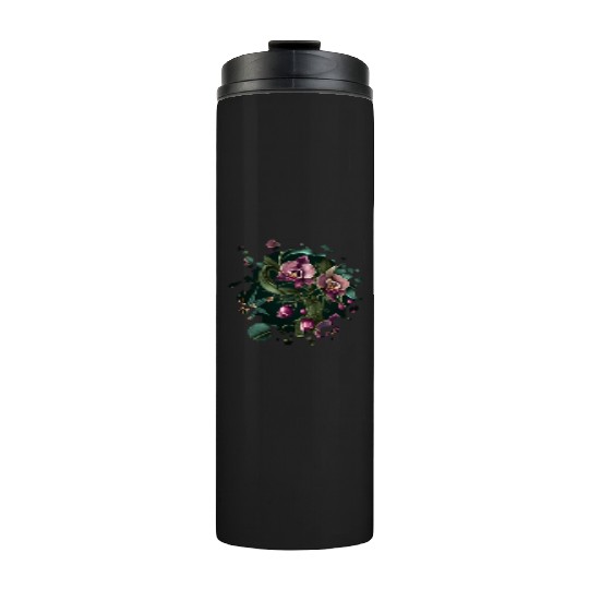 Orchid Inspired Flower Plant Lover Funny Gardening Thermal Tumblers