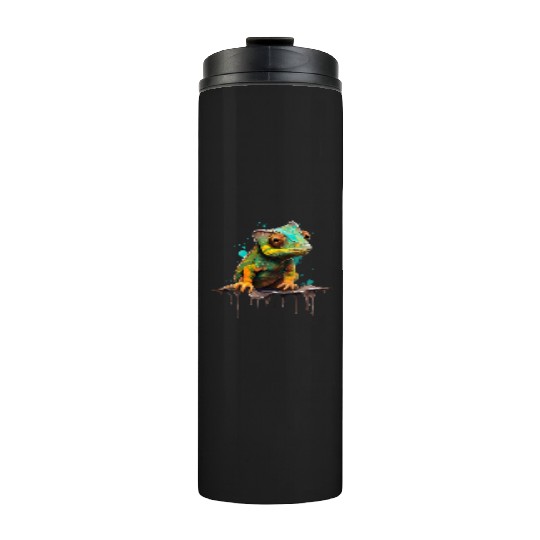Cute Chameleon for Lizard Pet Lover Thermal Tumblers
