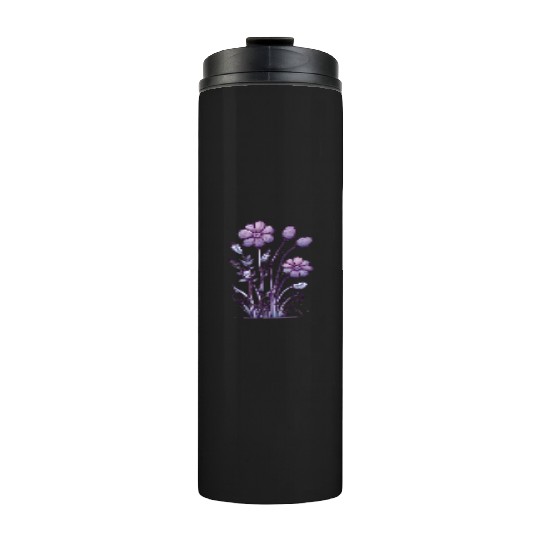 Lavender Majesty: A Tapestry of Orchids and Lilacs Thermal Tumblers