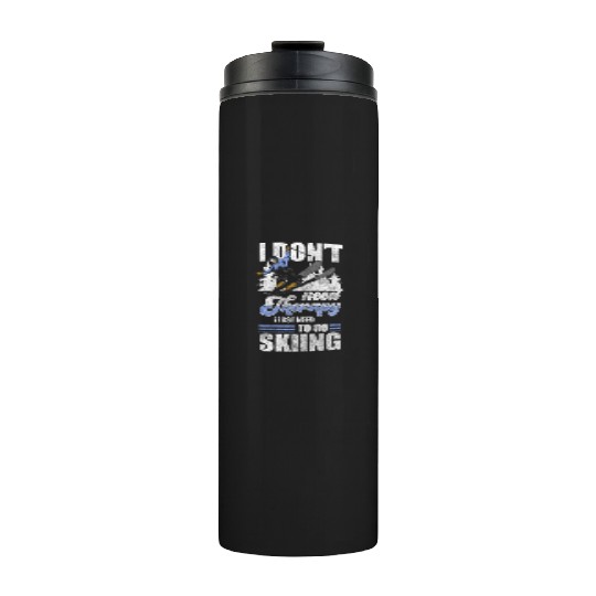 Skiing Winter Apres Ski Thermal Tumblers