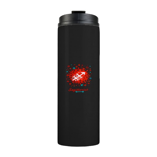 Sagittarius in the Winter Wonderland Thermal Tumblers