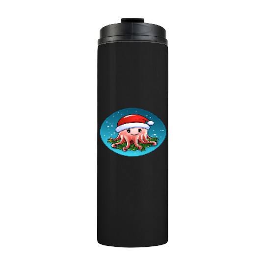 Jellyfish Christmas Thermal Tumblers