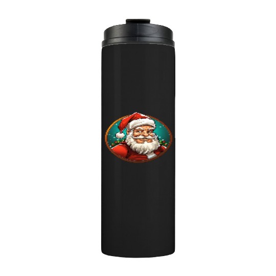 Santa Claus Christmas Thermal Tumblers
