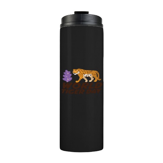 tiger lion Thermal Tumblers