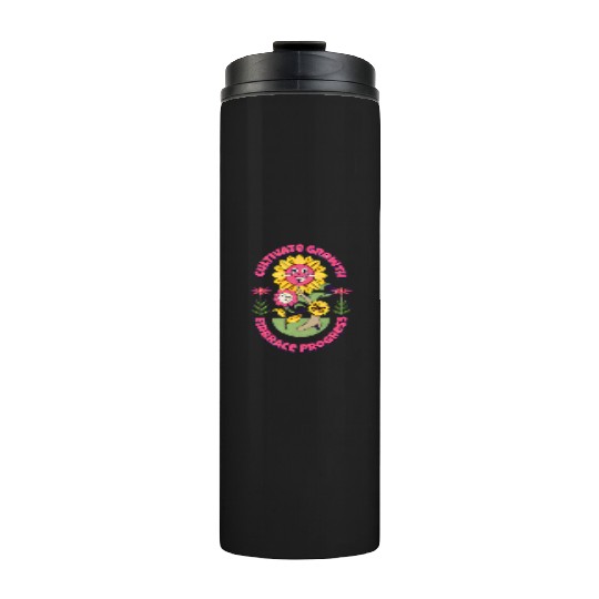 cultivate growth, embrace progress Thermal Tumblers