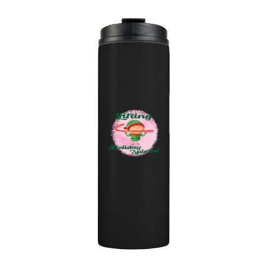 Muscle Elf -Christmas Spirit Workout Thermal Tumblers