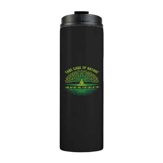 Environment take care nature Thermal Tumblers