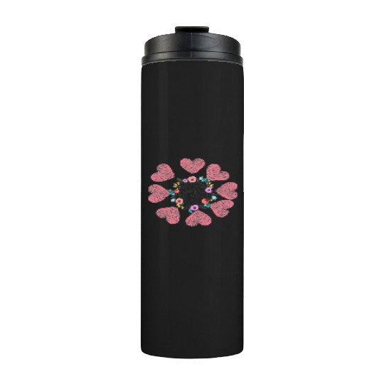 girls motive design Thermal Tumblers
