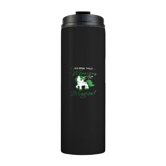 Cerebral Palsy Warriors Are Magical Cute Green Thermal Tumblers