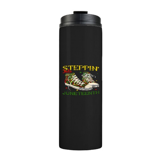 Step' Into Junenth Like My Ancestors Black Youth S Thermal Tumblers