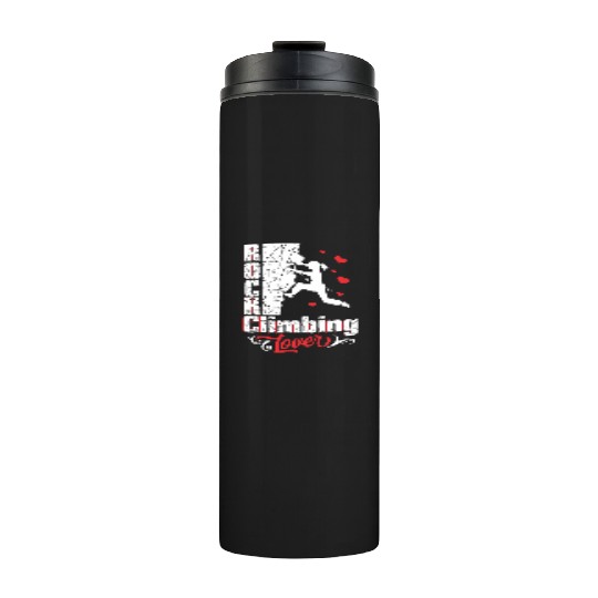 Rock Climbing Lover Thermal Tumblers