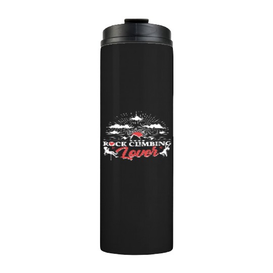 Rock Climbing Lover Thermal Tumblers