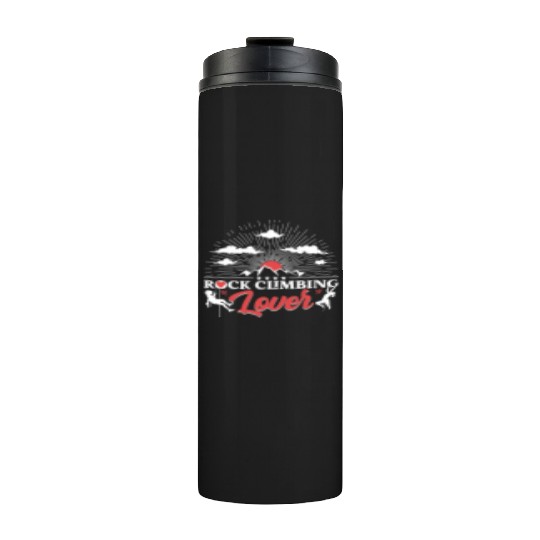 Rock Climbing Lover Thermal Tumblers
