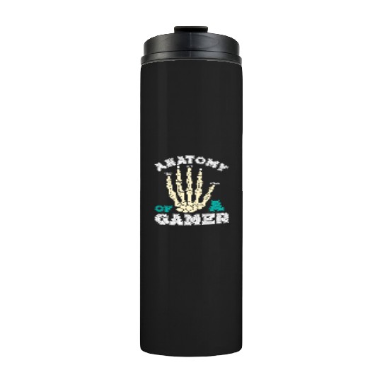 Anatomy of a Gamer Gaming Hand Video Game Thermal Tumblers