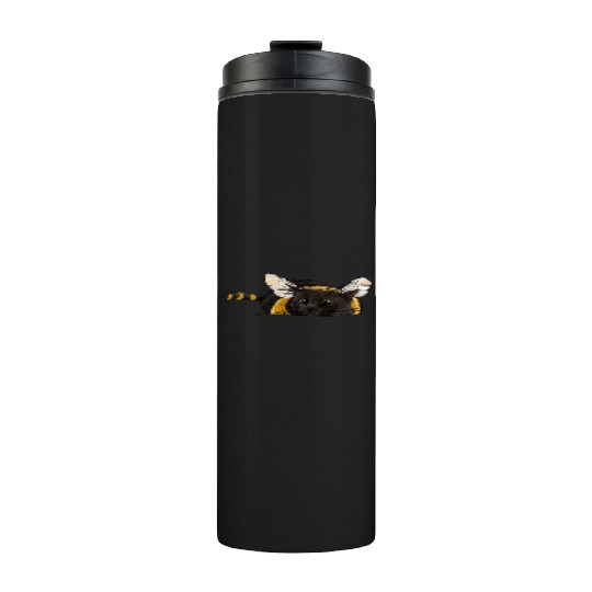Fuzzy Little Bumblebee Kitty Thermal Tumblers