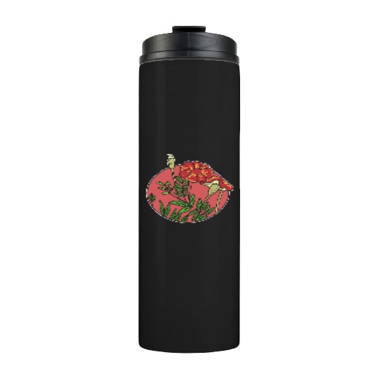 Mexican Marigold Nature Lover Gift Thermal Tumblers