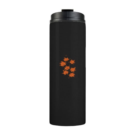 Brown Maple Leaves Thermal Tumblers