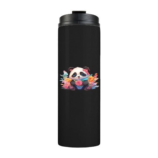Bamboo Bliss Baby Panda Thermal Tumblers