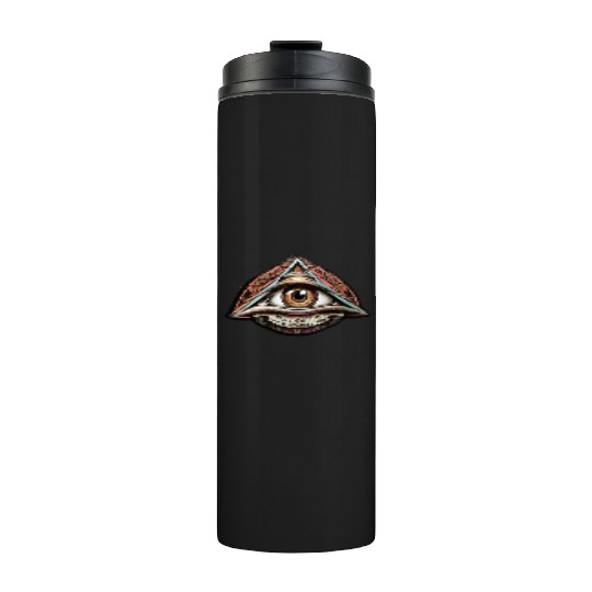 Illuminati world society symbol Thermal Tumblers