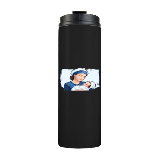 Registered Nurse Medical Medicine Neonatal Nurse Thermal Tumblers
