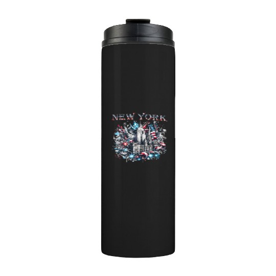 New York Christmas Spirit Thermal Tumblers