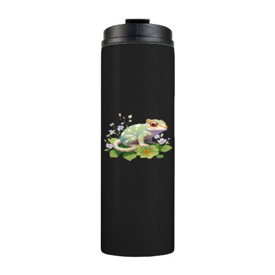 Cute Chameleon for Lizard Pet Lover Thermal Tumblers