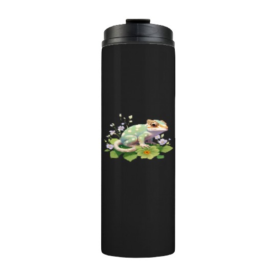 Cute Chameleon for Lizard Pet Lover Thermal Tumblers