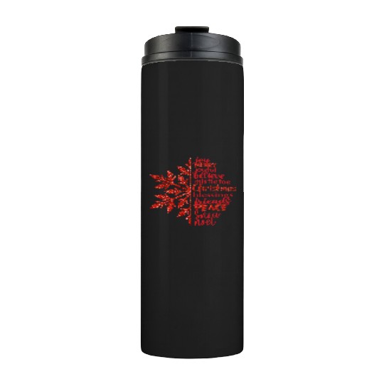 Christmas snowflake Thermal Tumblers