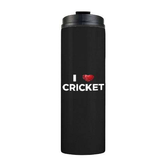 I Love Cricket Thermal Tumblers