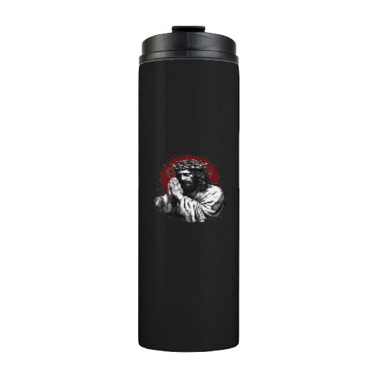 Jesus Cross Thermal Tumblers