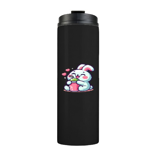 Rabbit Bubble Tea Kawaii Thermal Tumblers