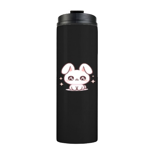 Rabbit Bubble Tea Kawaii Thermal Tumblers