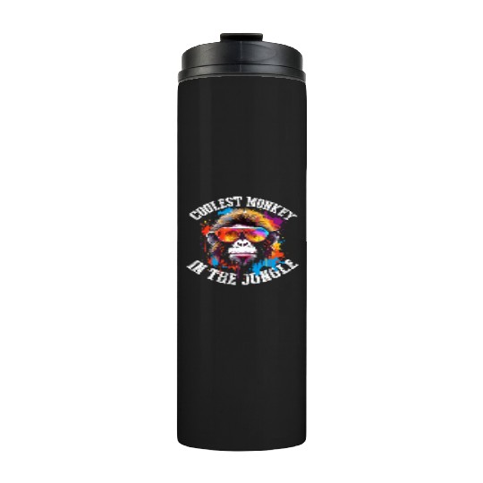 Coolest Monkey In The Jungle Thermal Tumblers